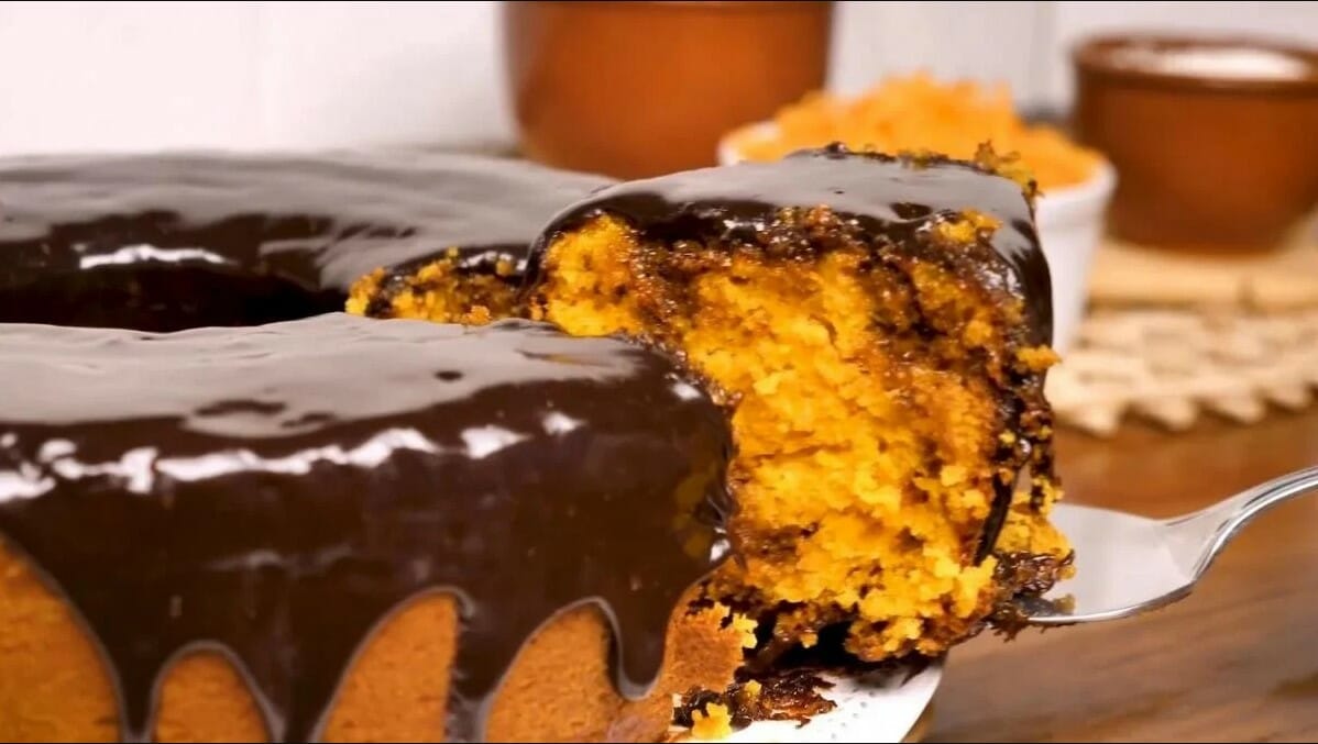 bolo de cenoura