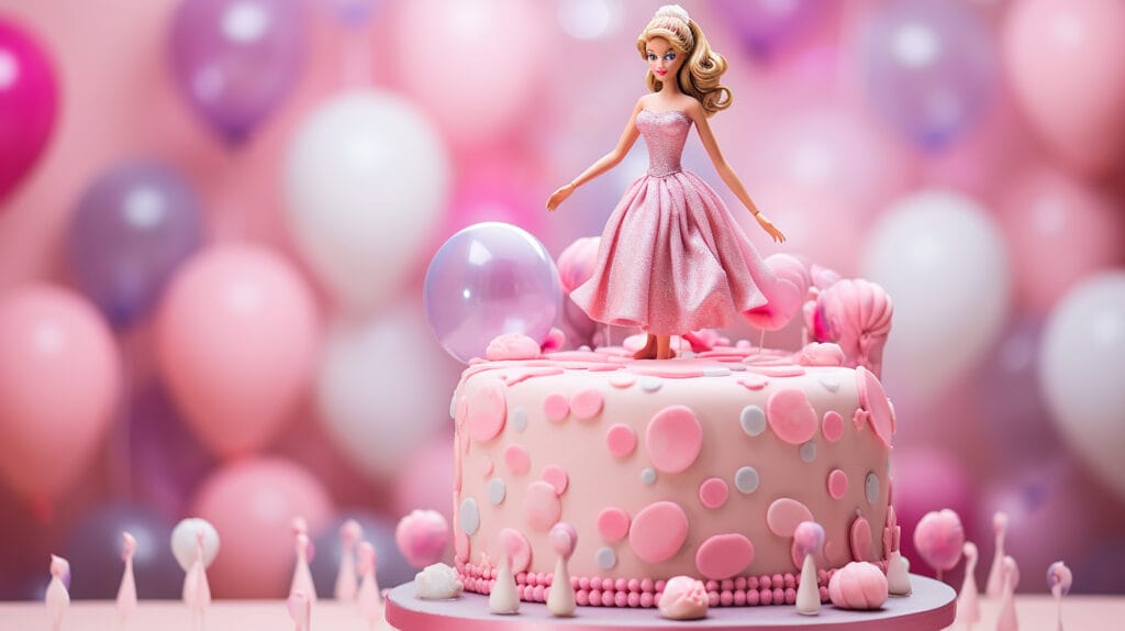 bolo da barbie