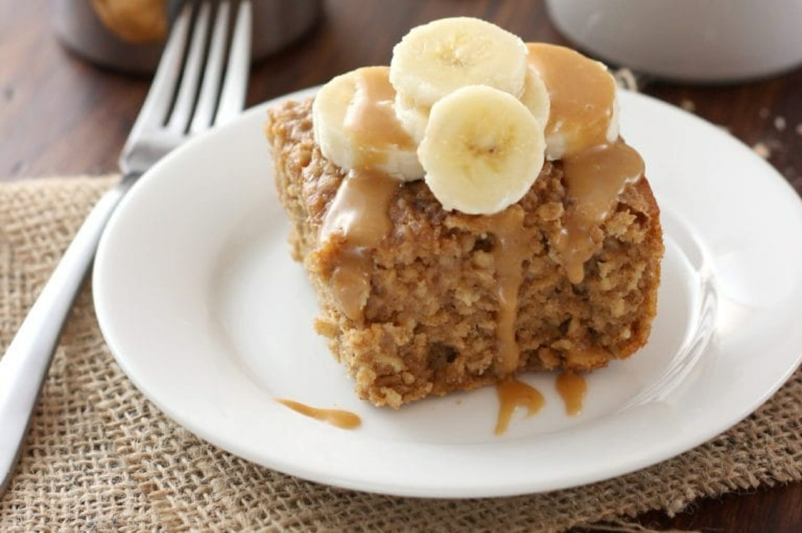 bolo de banana com aveia