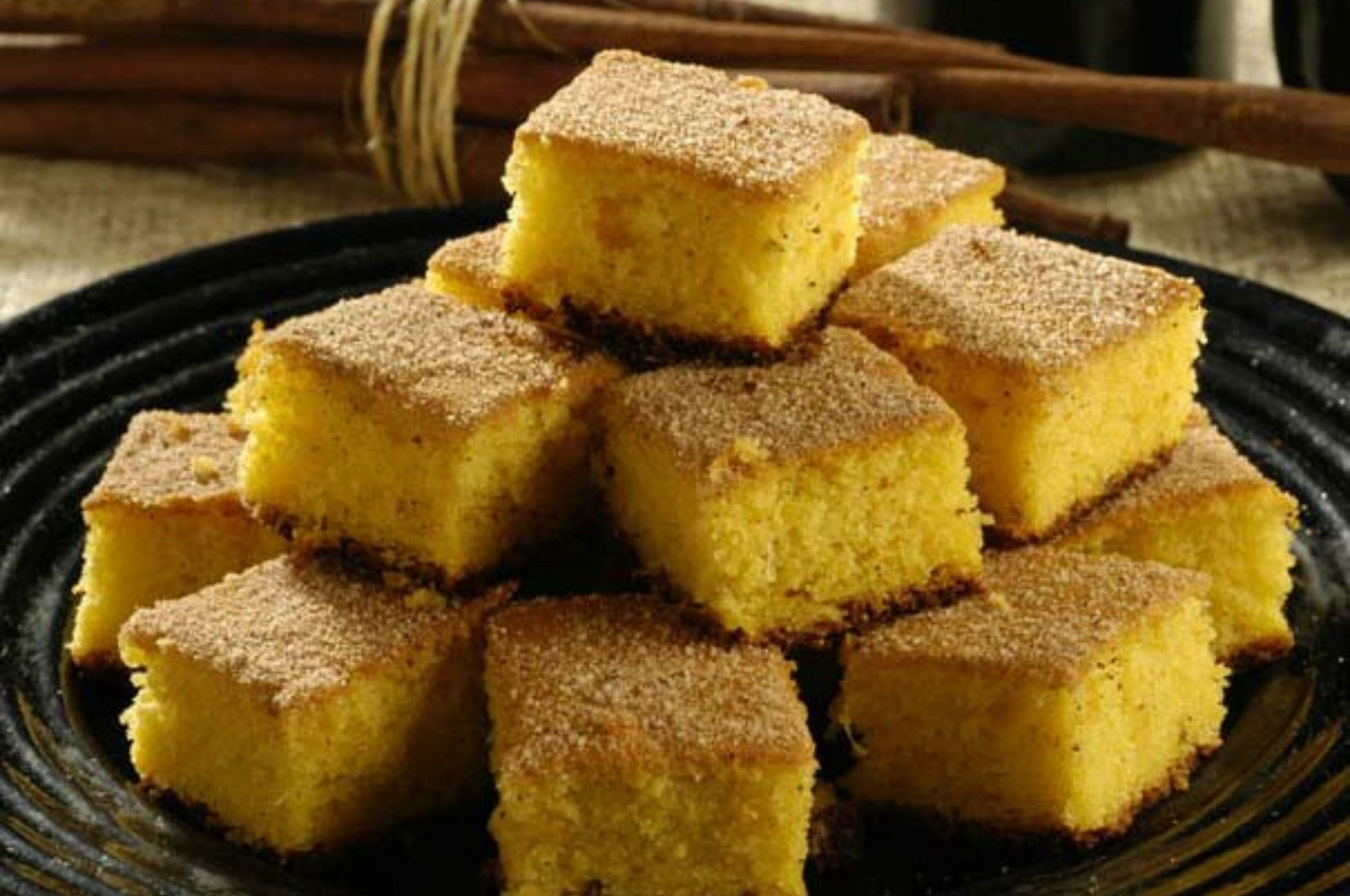 bolo de fubá cremoso