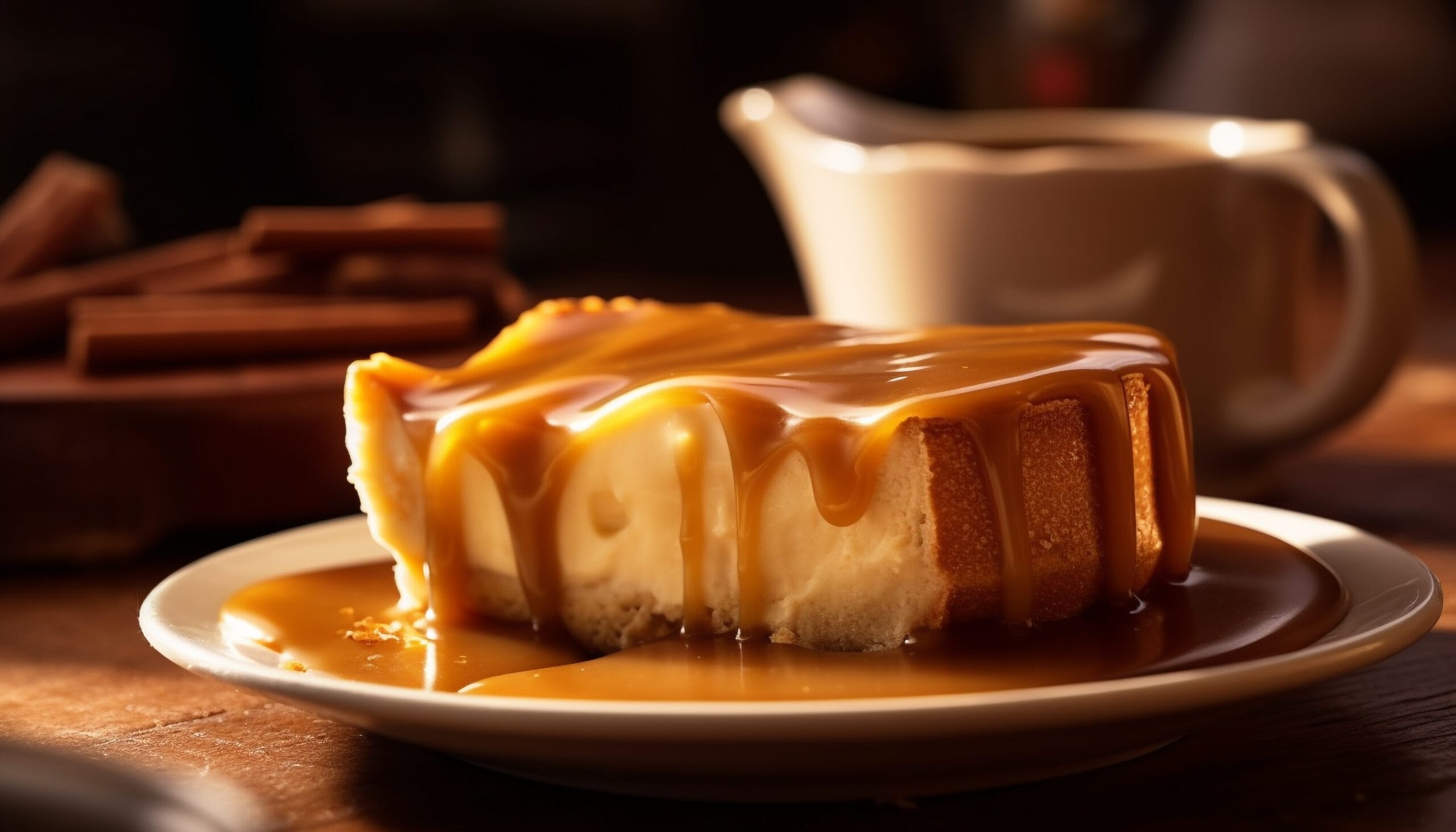 Doce com caramelo
