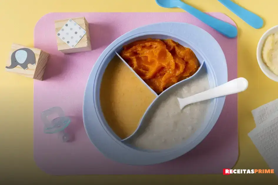 Ideias de ingredientes para papinhas de bebê de 6 meses