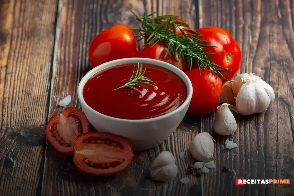 molho caseiro de tomate