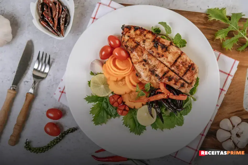 Opções saborosas de almoço saudável
