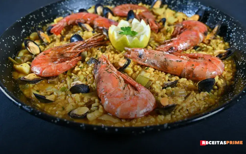 Passo a passo completo para preparar uma deliciosa paella de frutos do mar