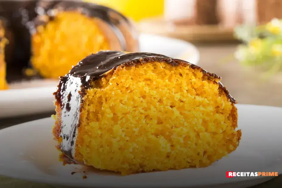 bolo de cenoura com maizena