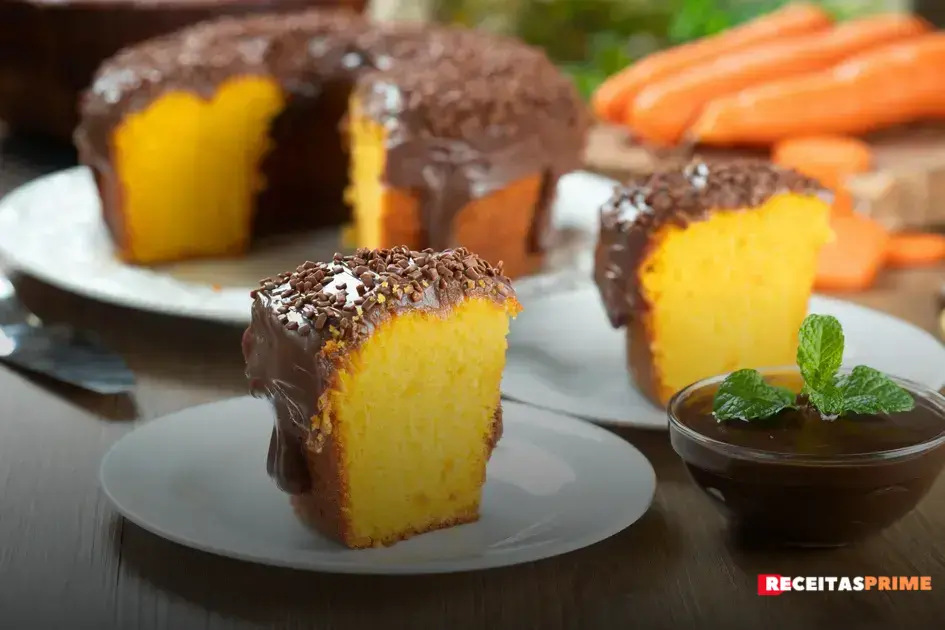 bolo de cenoura sem oleo