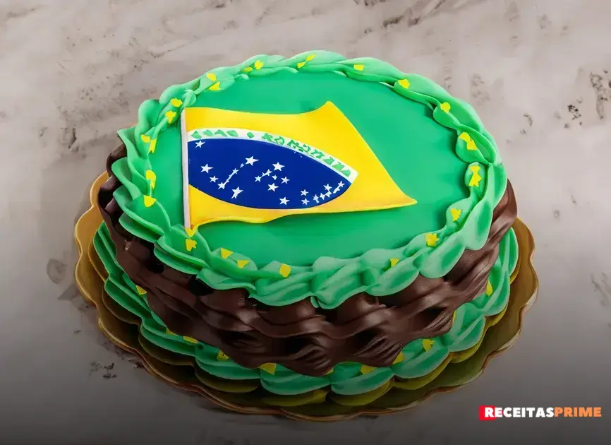 Decorações de bolo inspiradas no futebol