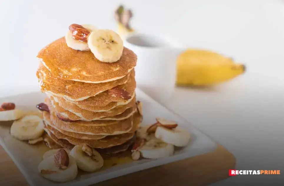 panqueca de banana e aveia