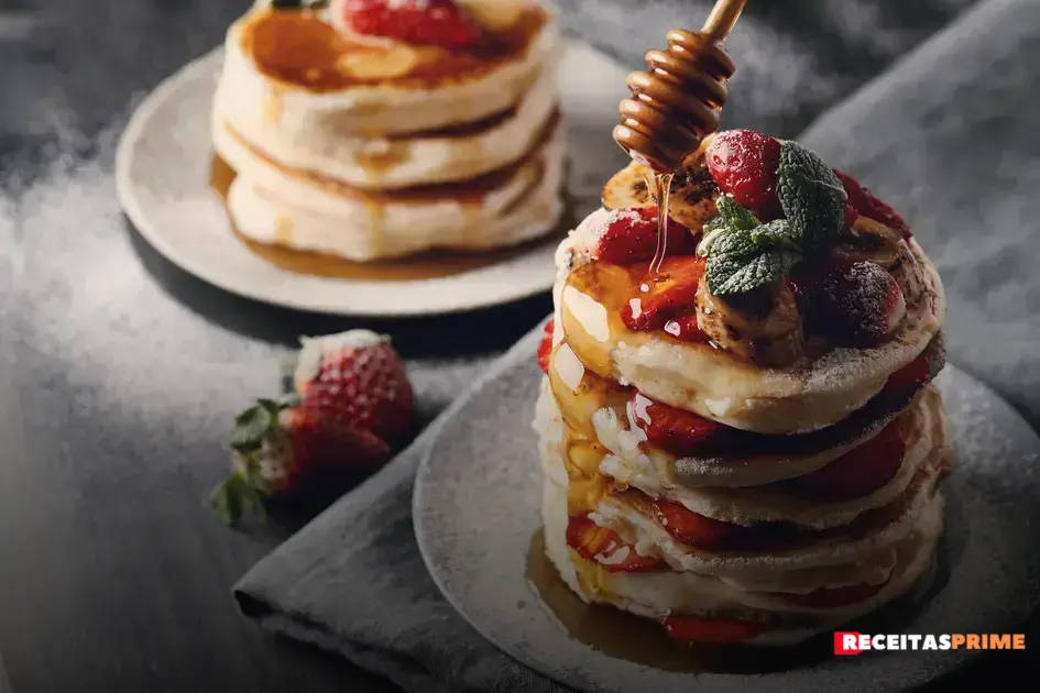 Receita fácil de panquecas de frango deliciosas
